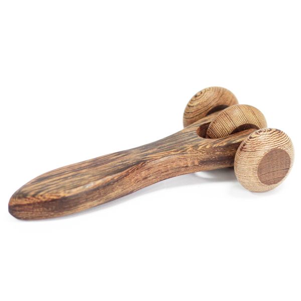 Massaggiatore in Legno - Rotelle