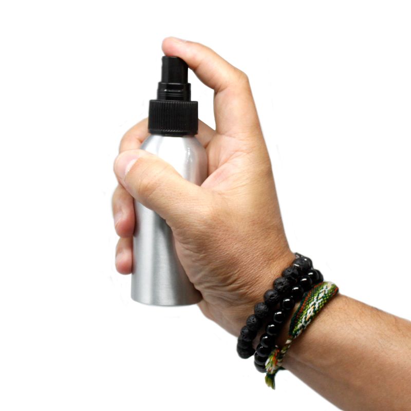 Bottiglia Alluminio 100ml con Erogatore Spray