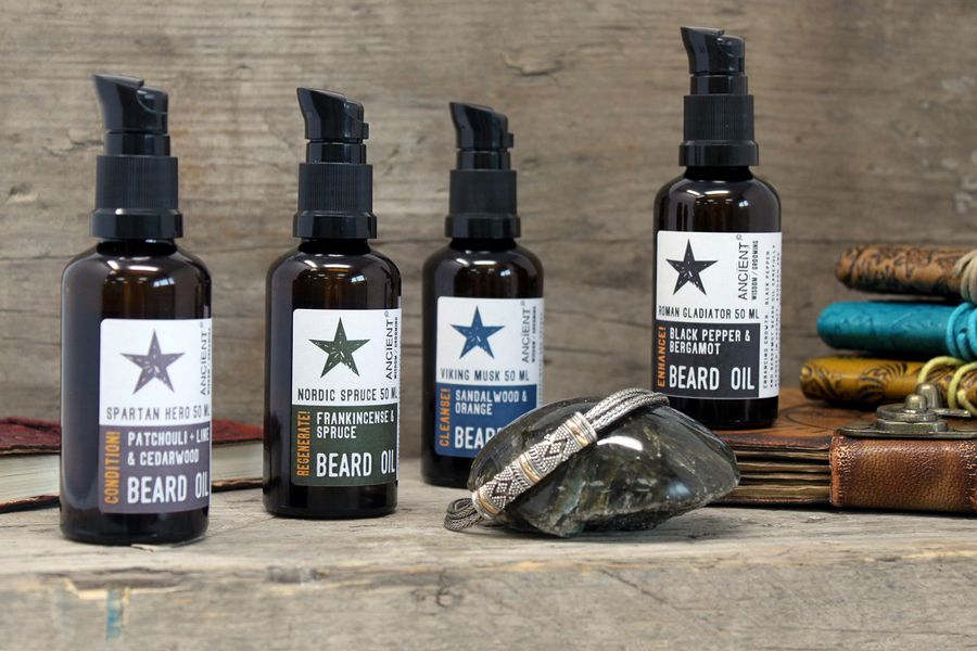 50ml Olio per Barba - Gladiatore Romano - Migliora!