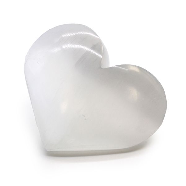 Cuore in Selenite - 5-6 cm