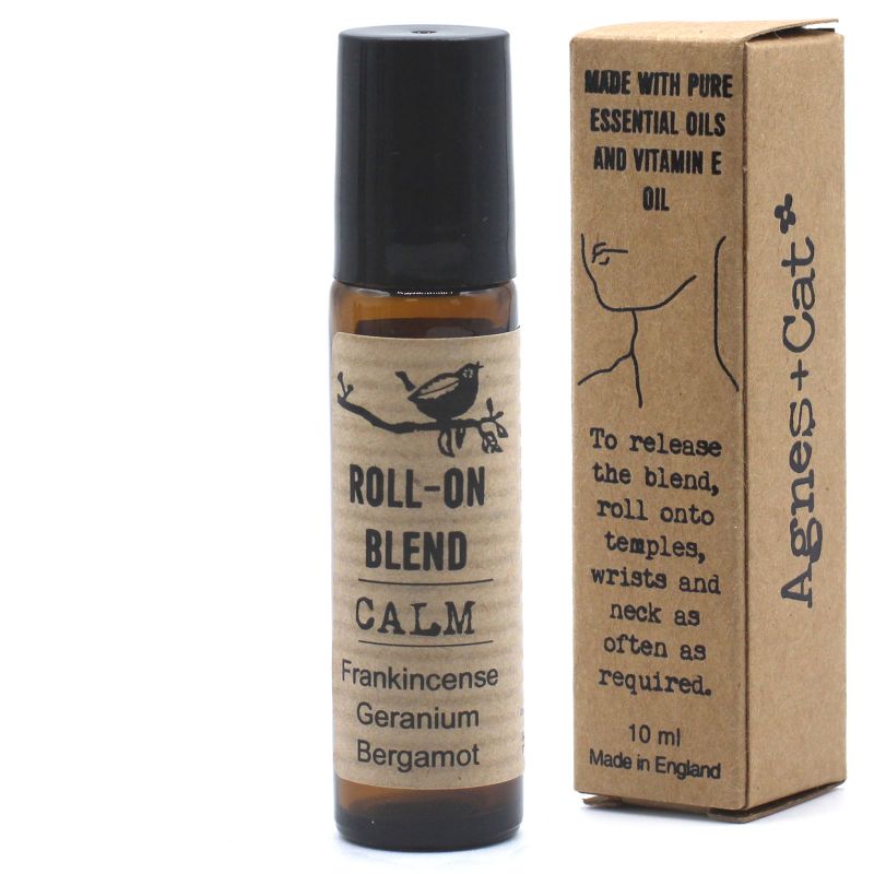 10ml Roll On Mix Oli Essenziali Agne + Cat - CALMA