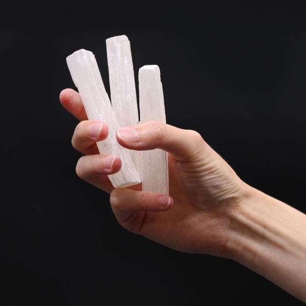 Bacchetta in Selenite Grezza 7-10 cm