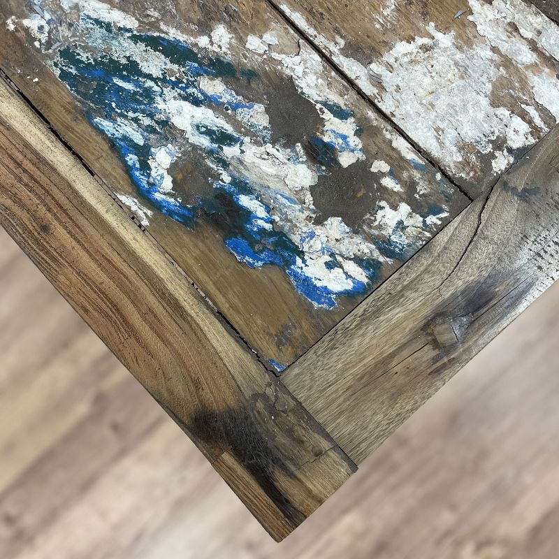 Tavolo da Pranzo in Legno di Teak Riciclato 2.2 m