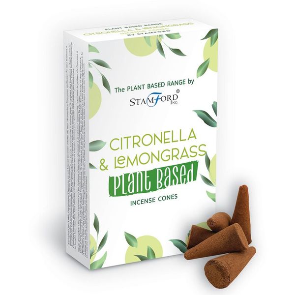 Coni di incenso a base vegetale - Citronella