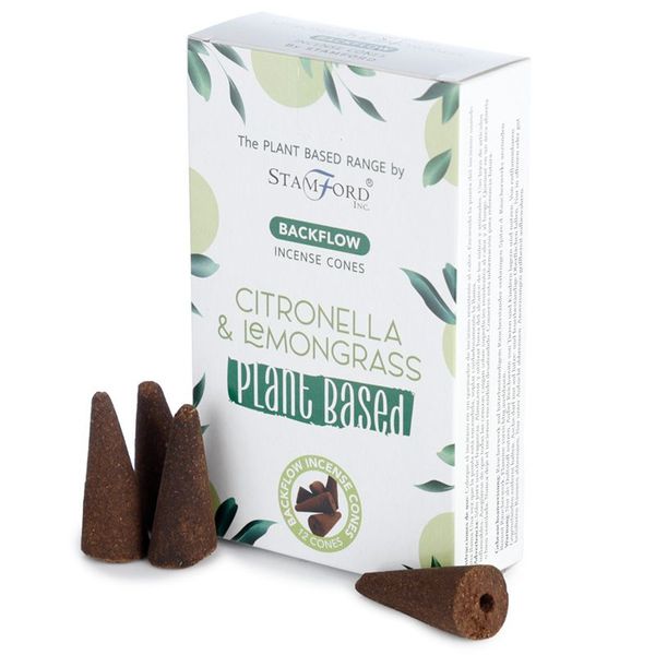 Coni di Incenso a Riflusso Vegetali - Citronella e Lemongrass