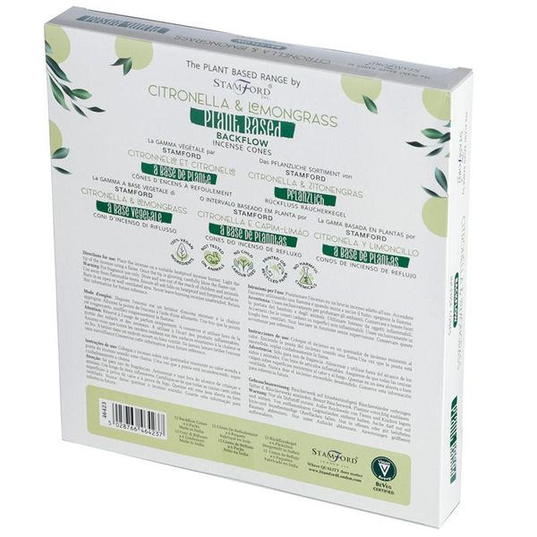 Coni di Incenso a Riflusso Vegetali - Citronella e Lemongrass