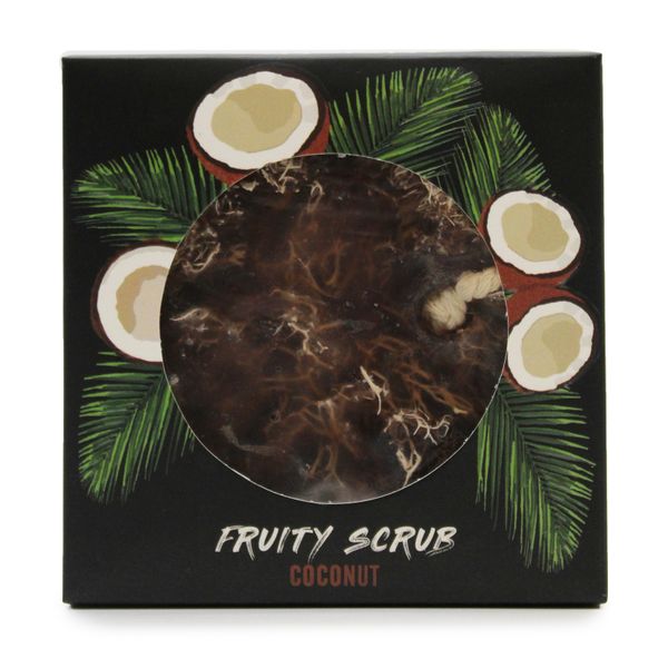 Sapone scrub fruttato su una corda - Cocco