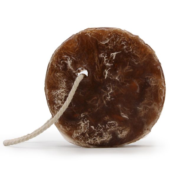 Sapone scrub fruttato su una corda - Cocco