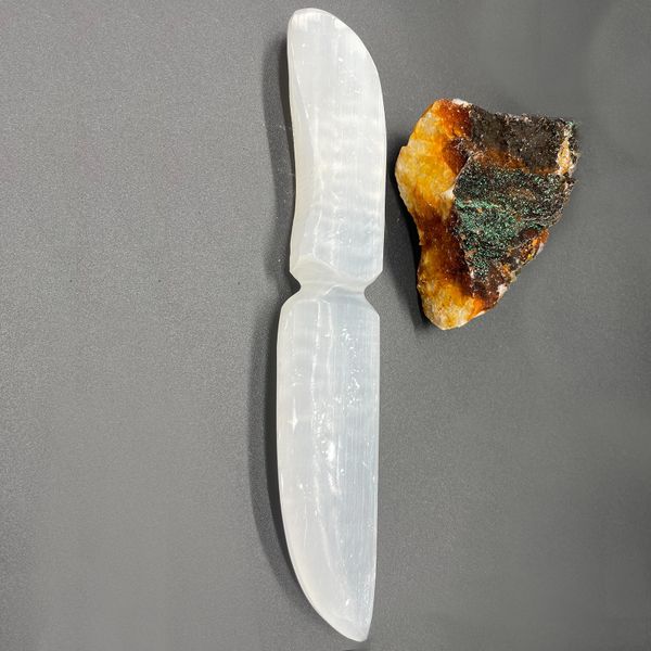 Coltello Cerimoniale in Selenite - Classico