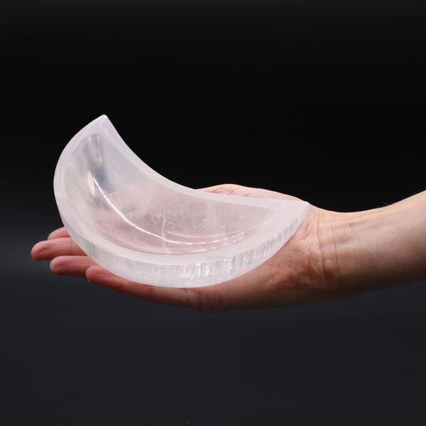 Ciotola in Selenite - Luna - 15cm