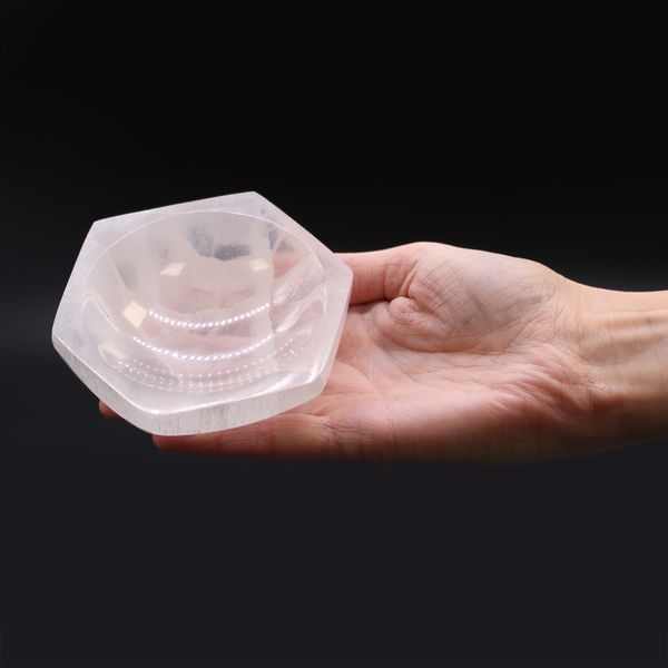 Ciotola in Selenite - Esagonale - 10cm