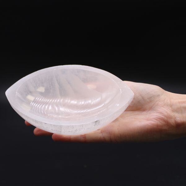 Ciotola in Selenite - Occhio -15cm