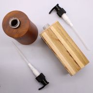 Dispenser per Sapone Liquido 250ml- Teakwood - Quadrato