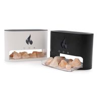 Diffusore Aromi - Effetto Fiamma + Camera per il Sale - USB