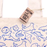 Borsa in Cotone Grande - 38x42cm - Animali della Foresta