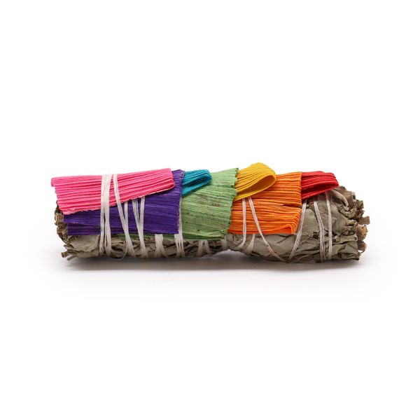 Smudge Stick - Salvia Bianca e 7 Foglie di Mais
