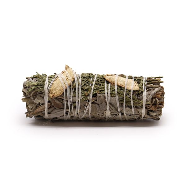 Smudge Stick - Salvia Bianca, Zenzero e Cedro