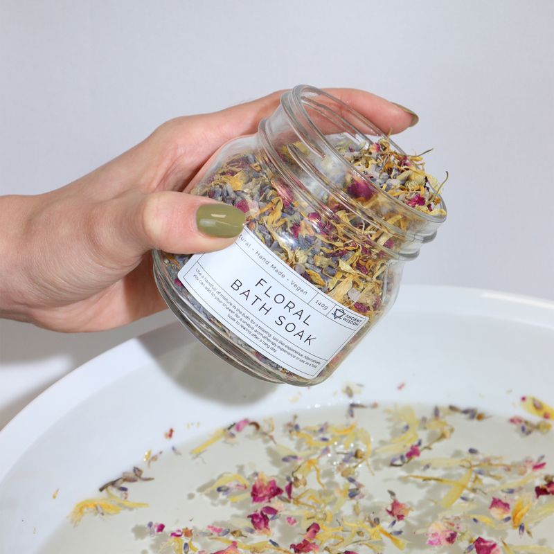 Miscela Floreale per la Vasca da Bagno - Naturale - 140g