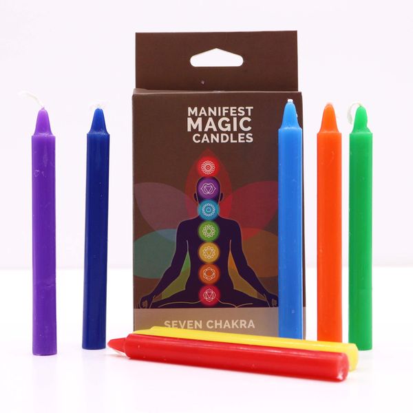 Set 7 Candele Incantesimo - 7 Chakra