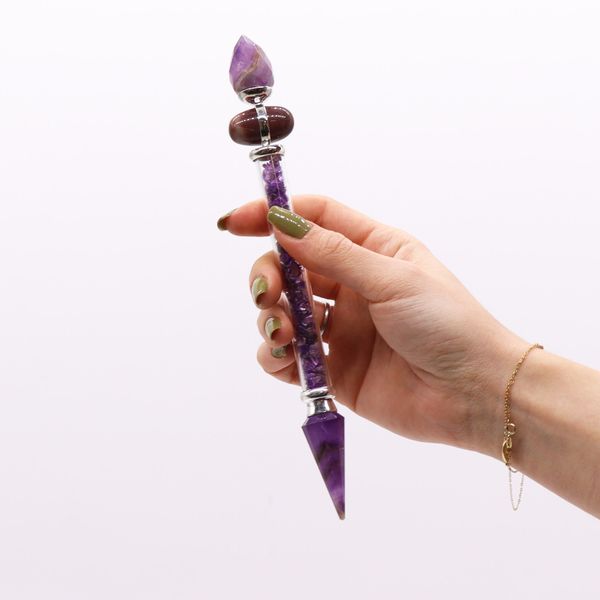 Bacchetta Magica Shiva Lingam - Ametista - Successo