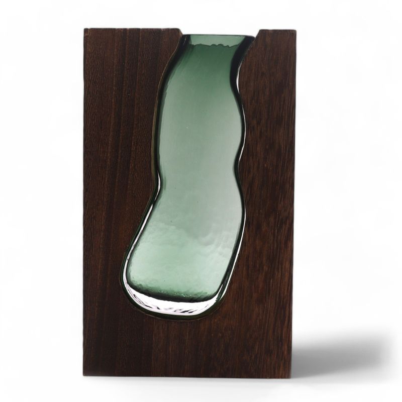 Terrario in Vetro - Legno Tung 14,5x5x23cm
