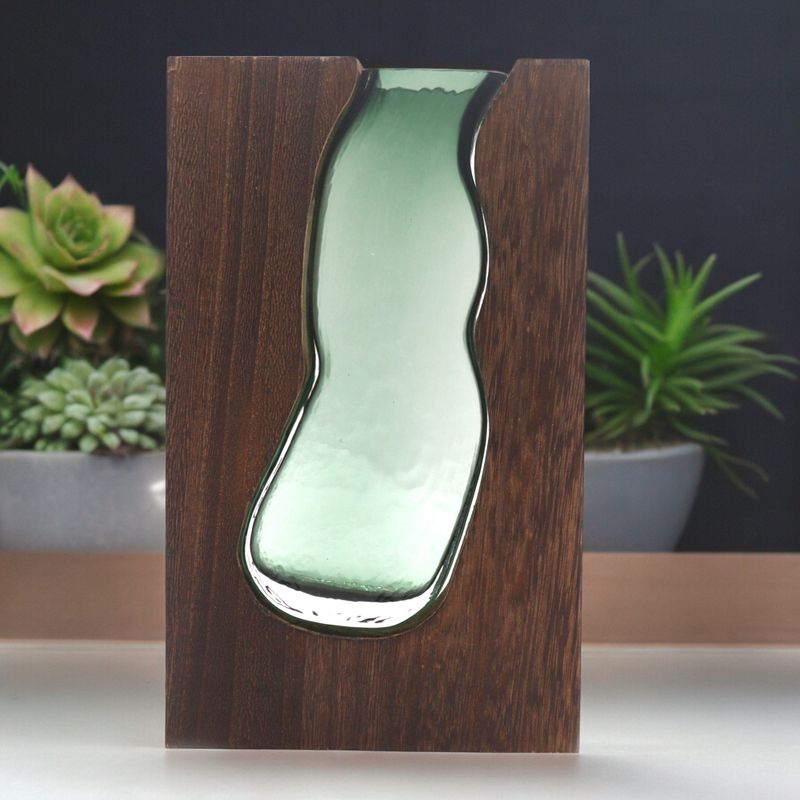 Terrario in Vetro - Legno Tung 14,5x5x23cm