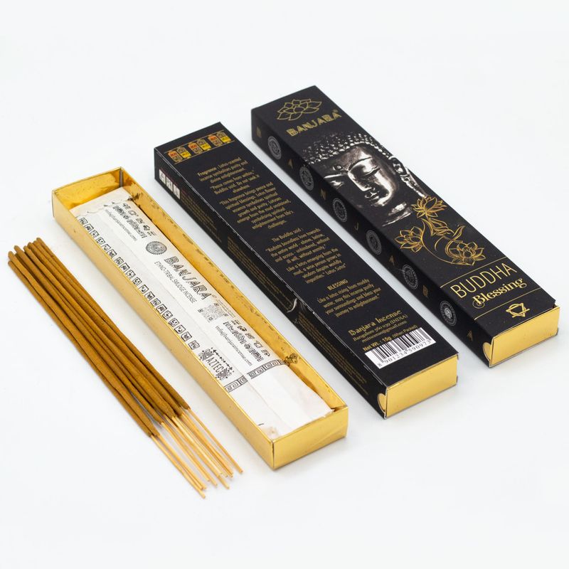 Set Regalo Incensi Banjara Buddha – 12 Confezioni da 6 Incensi