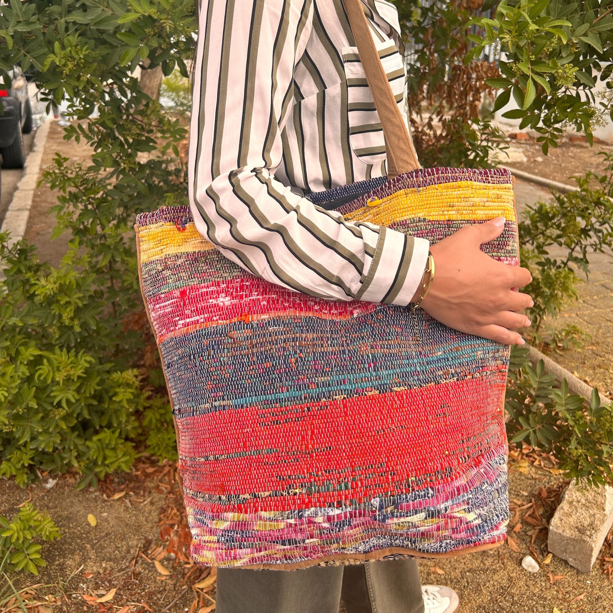Borsa Grande in Tappeto Riciclato
