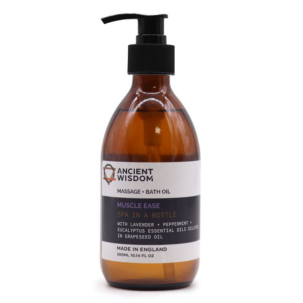 Olio da Massaggio e da Bagno 300 ml – Sollievo Muscolare