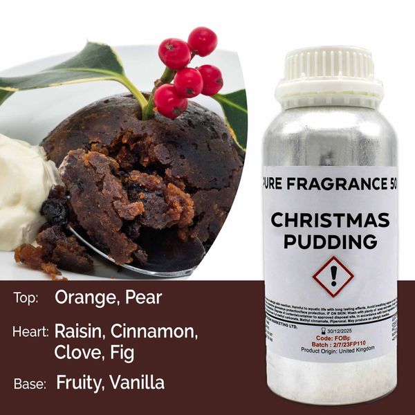 Fragranza Pura 500g - Pudding Natalizio