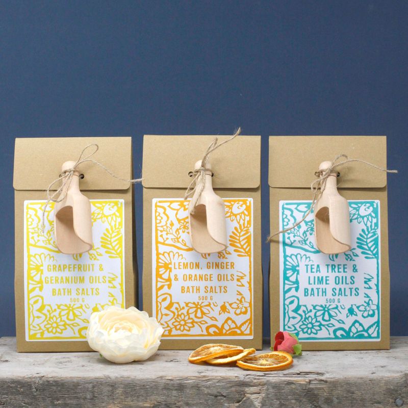 Sali da Bagno 500 g - Limone, Zenzero & Arancia