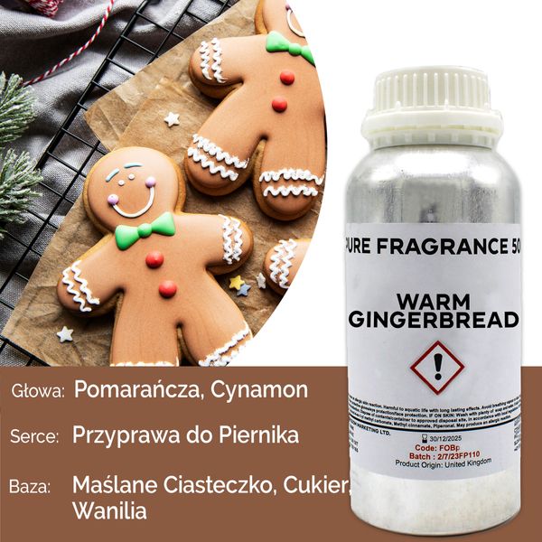 Fragranza Pura 500g - Pan di Zenzero