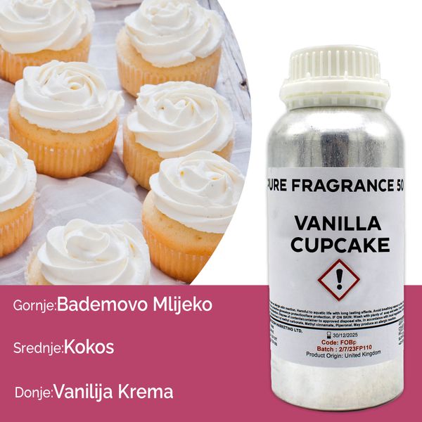 Fragranza Pura 500g - Cupcake alla Vaniglia