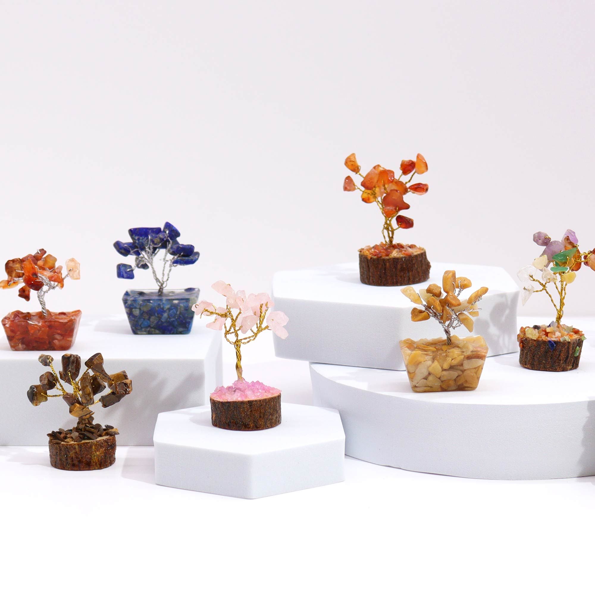 Mini Alberi con Pietre Semipreziose