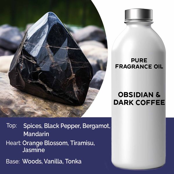 Fragranza Pura 500g - Ossidiana & Caffè