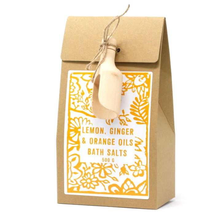 Sali da Bagno 500 g - Limone, Zenzero & Arancia