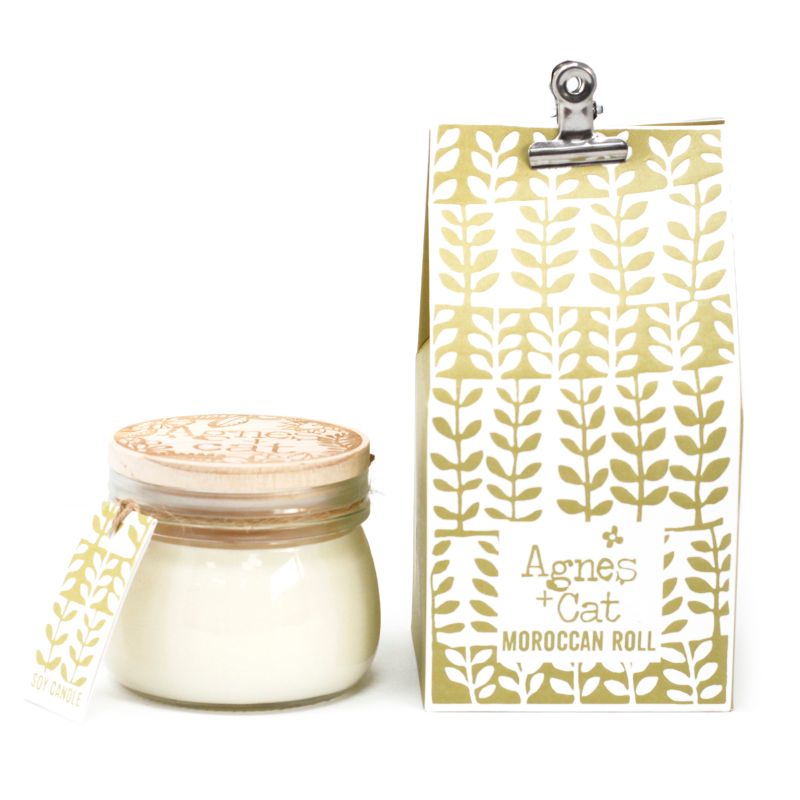 Candele in Mini Kilner - Moroccan Roll