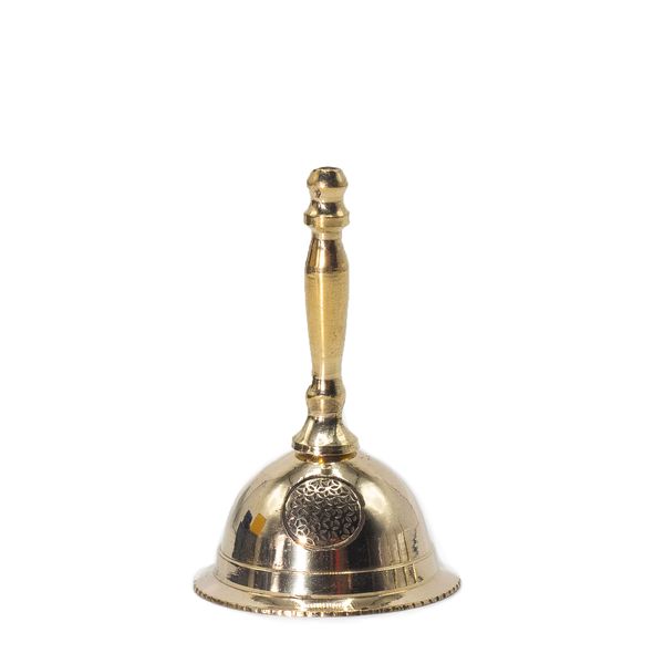 Campanella da Altare in Ottone Piccola – Fiore della Vita