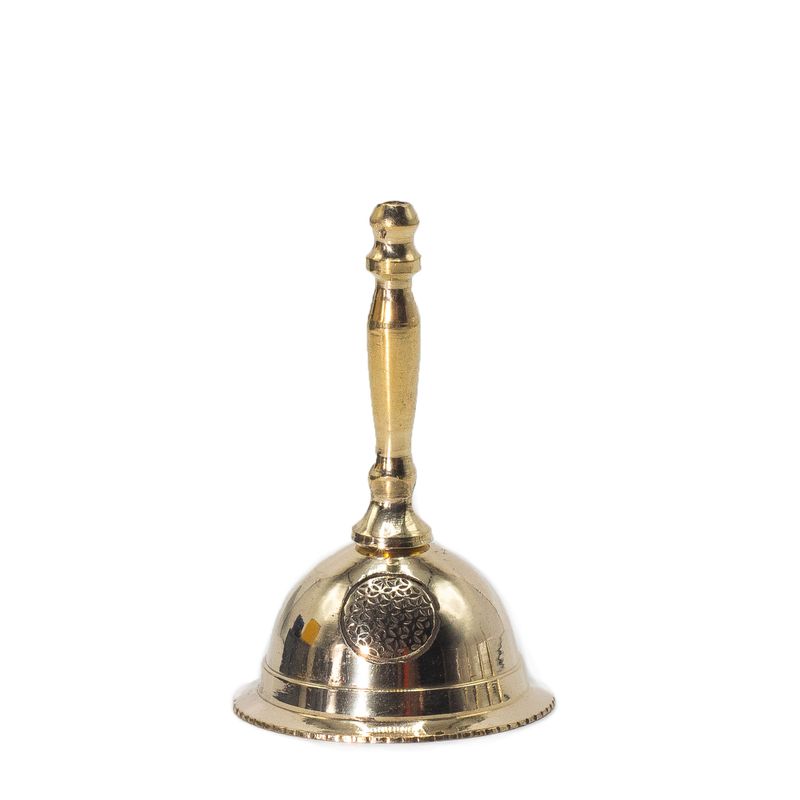 Campanella da Altare in Ottone Piccola – Fiore della Vita