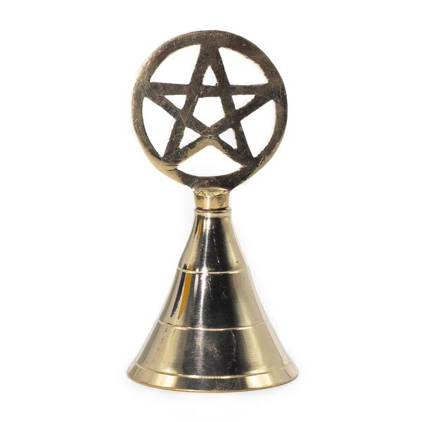 Campanella da Altare in Ottone – Simbolo Pentagramma