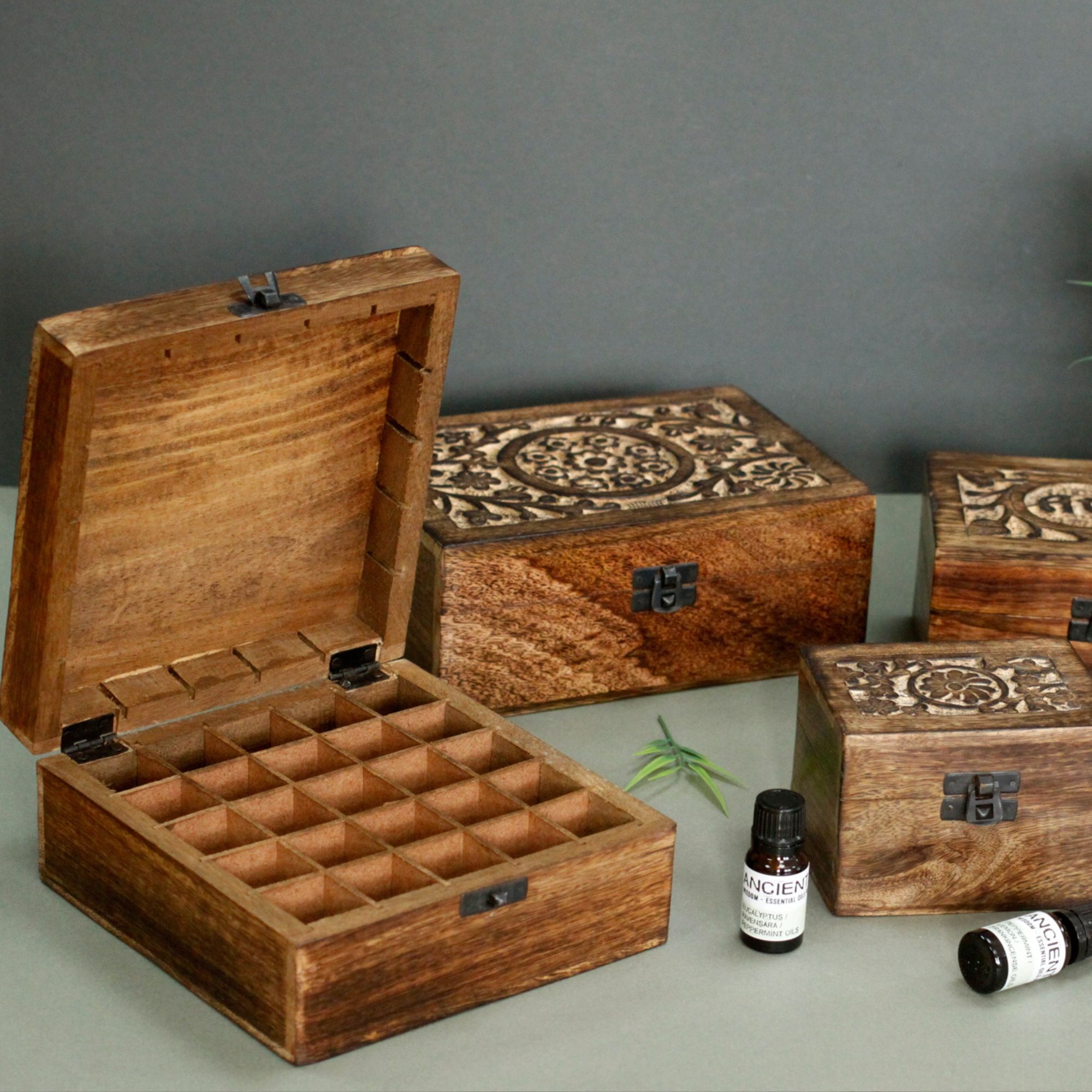 Cofanetti per Aromaterapia