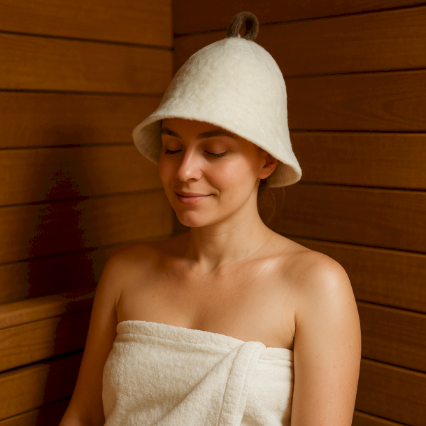 Cappelli da Sauna in Feltro