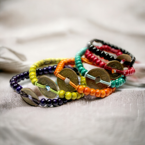 Braccialetti Feng Shui portafortuna da Bali