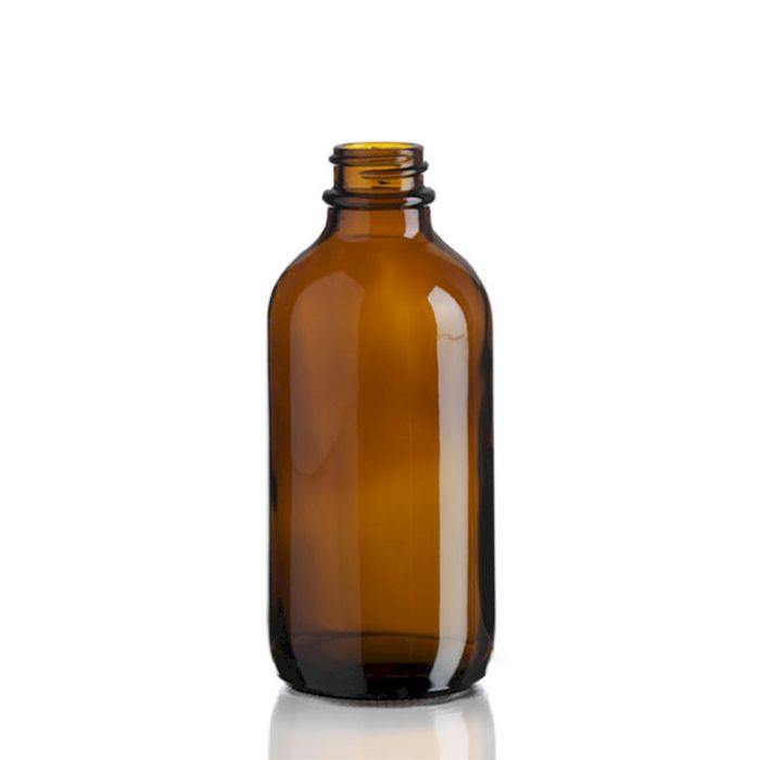 Bottiglie Boston in Vetro Ambrato 120ml