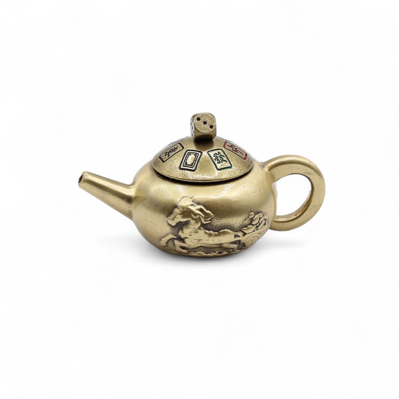 Feng Shui Fortuna – Teiera Portafortuna con Dado Girevole