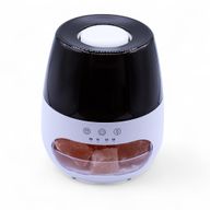 Diffusore di Aromi con Effetto Fiamma e Sale – Bianco USB – Cambio Colore e Timer