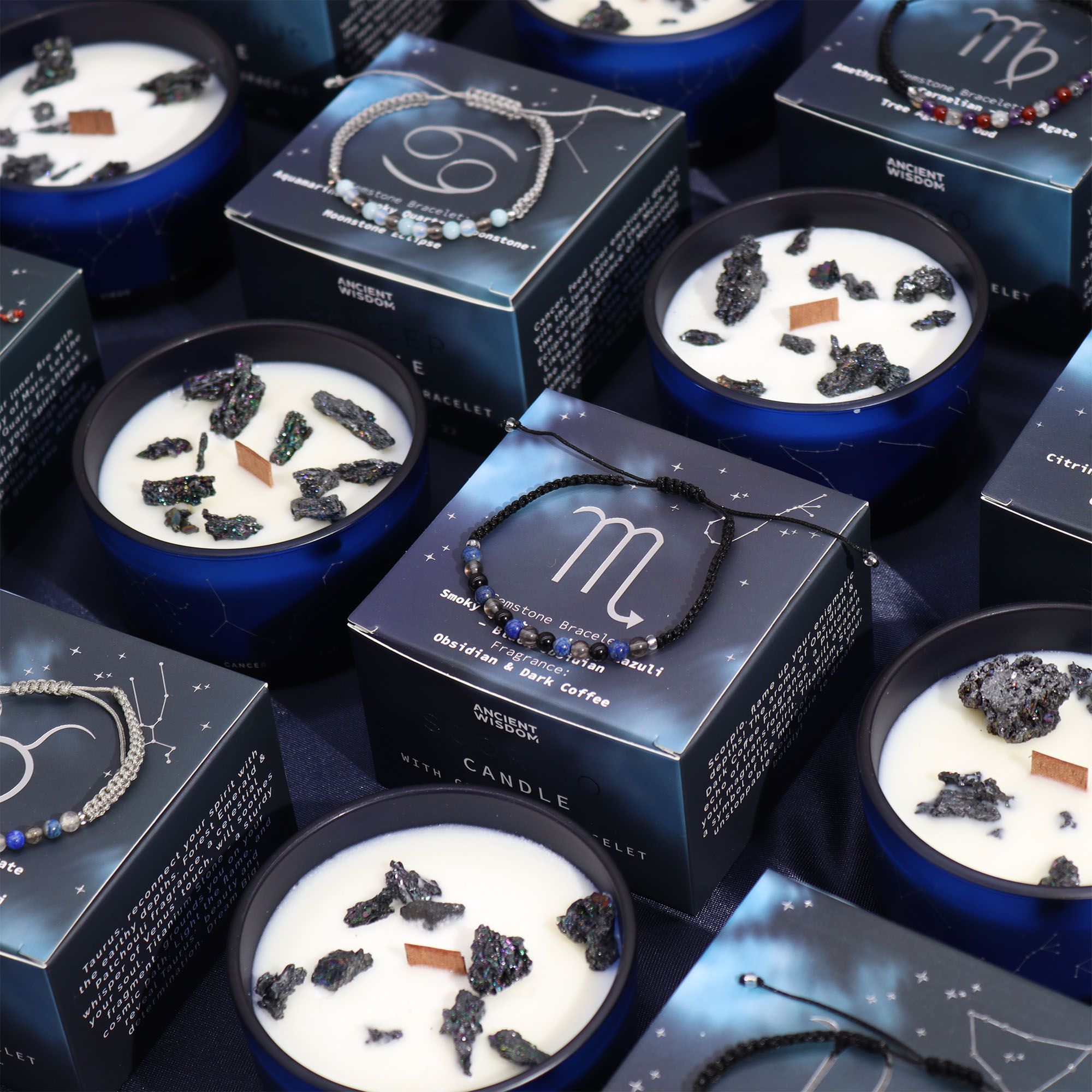Candele Zodiaco con Braccialetto