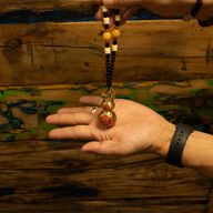 Pendente Feng Shui – Amuleto della Zucca per Salute e Vita Lunga