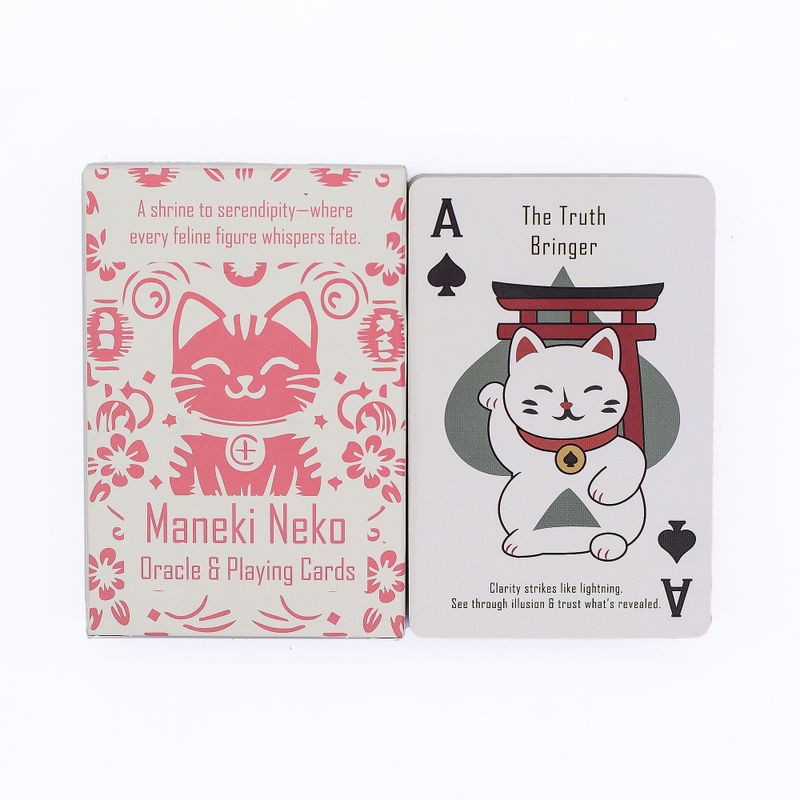 Carte da Gioco e Oracolo Gatti della Fortuna – Mazzo Maneki Neko