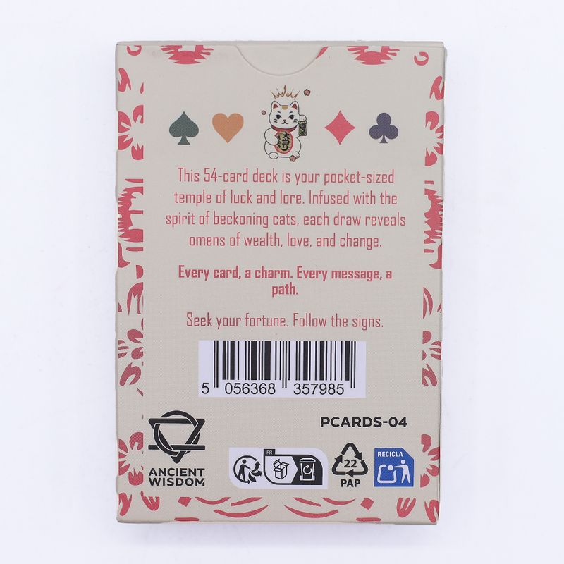 Carte da Gioco e Oracolo Gatti della Fortuna – Mazzo Maneki Neko
